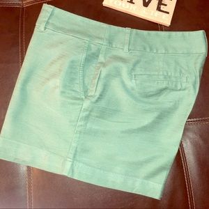 NWOT 4” Ann Taylor Loft mint green shorts